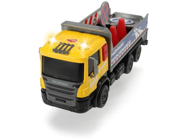کامیون اسکانیا 17 سانتی مدل راه‌سازی (زرد), image 3