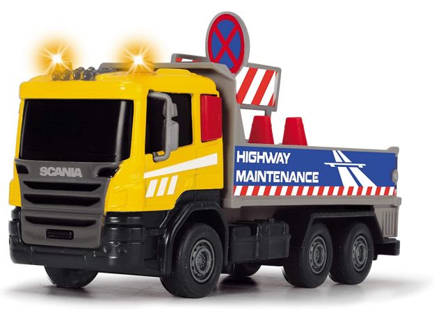 کامیون اسکانیا 17 سانتی مدل راه‌سازی (زرد), image 5