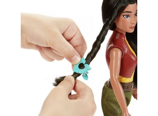 عروسک رایا دیزنی به همراه دستگاه بافت مو Disney Raya, image 4