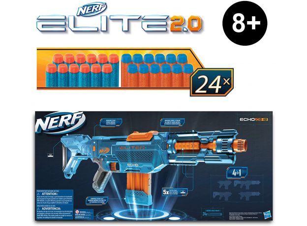 تفنگ نرف Nerf مدل Echo CS-10, image 8