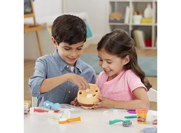 ست خمیربازی دندانپزشکی دکتر دریل مدل پر کردن دندان Play Doh, image 7