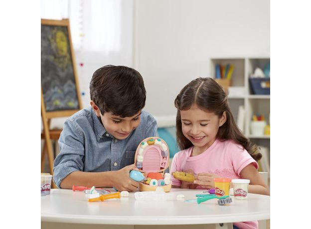 ست خمیربازی دندانپزشکی دکتر دریل مدل پر کردن دندان Play Doh, image 11