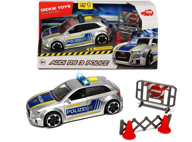 ماشین پلیس 15 سانتی مدل Audi RS3, image 
