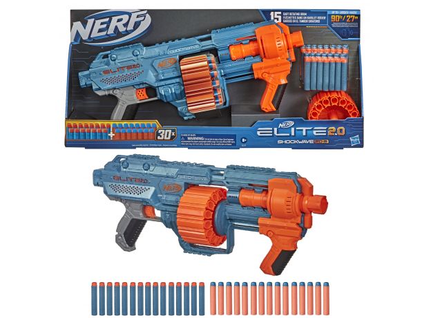 تفنگ نرف Nerf مدل Shockwave RD-15, image 