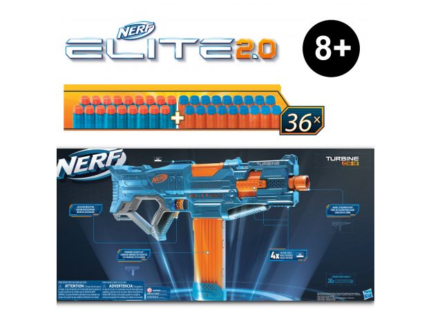 تفنگ نرف Nerf مدل Turbine CS-18, image 3