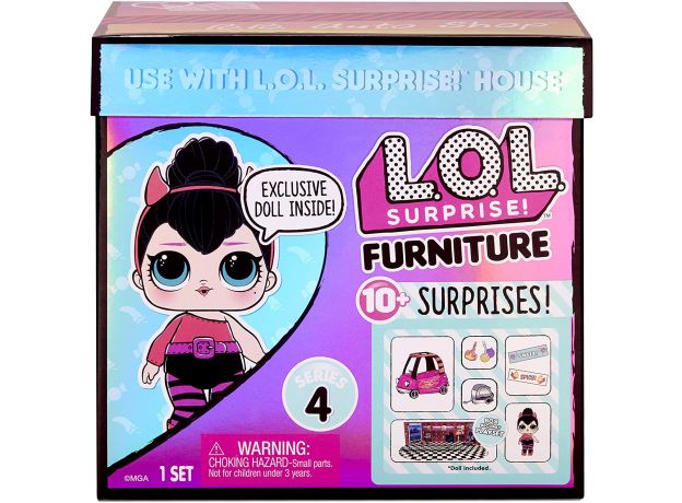 عروسک باکسی LOL Surprise Furniture مدل تعمیرگاه ماشین Spice, image 8
