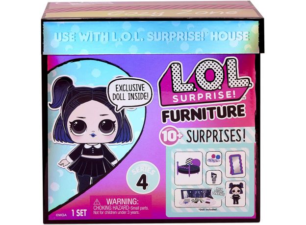 عروسک باکسی LOL Surprise Furniture مدل اتاق خواب Dusk, image 7