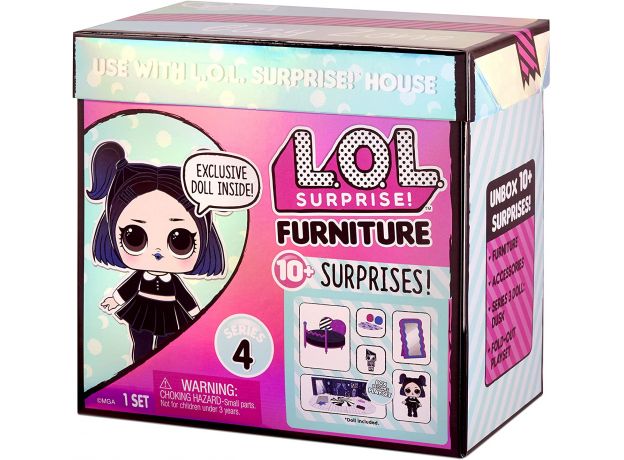 عروسک باکسی LOL Surprise Furniture مدل اتاق خواب Dusk, image 8