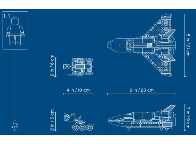 لگو سیتی مدل مأموریت فضایی در مریخ با شاتل (60226), image 6