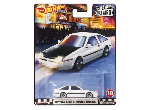 پک تکی ماشین Hot Wheels سری Boulevard مدل Toyota AE86 Sprinter Trueno, image 