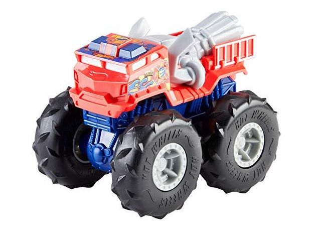 پک تکی ماشین 13 سانتی Hot Wheels سری Monster Truck مدل Twisted Tredz (5 Alarm), تنوع: GVK37-5 Alarm, image 4