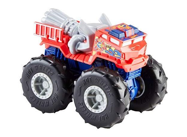 پک تکی ماشین 13 سانتی Hot Wheels سری Monster Truck مدل Twisted Tredz (5 Alarm), تنوع: GVK37-5 Alarm, image 2