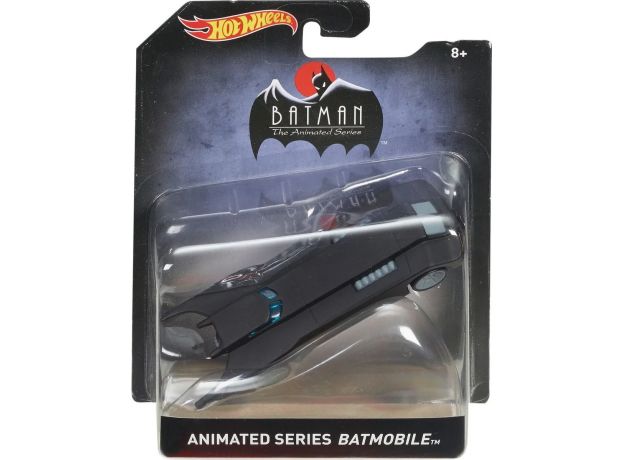 پک تکی ماشین Hot Wheels سری بتمن مدل Batman The Animated Series Batmobile, image 