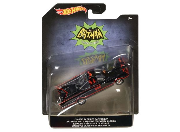 پک تکی ماشین Hot Wheels سری بتمن مدل Classic TV Series Batmobile, image 