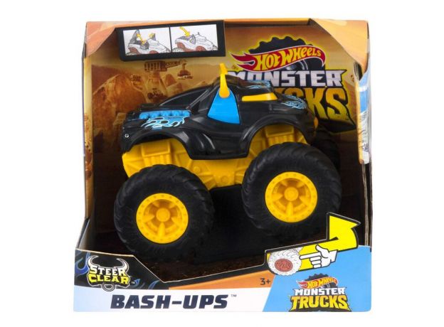 پک تکی ماشین 15 سانتی Hot Wheels سری Monster Truck مدل Steer Clear, image 