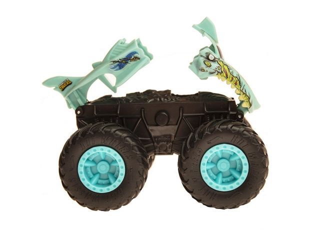 پک تکی ماشین 15 سانتی Hot Wheels سری Monster Truck مدل Zombie Shark, image 3