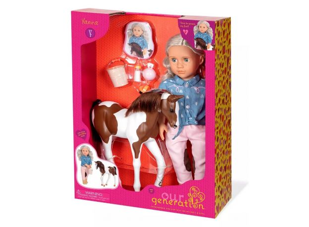 عروسک 46 سانتی OG مدل Yanira به همراه اسب, image 5