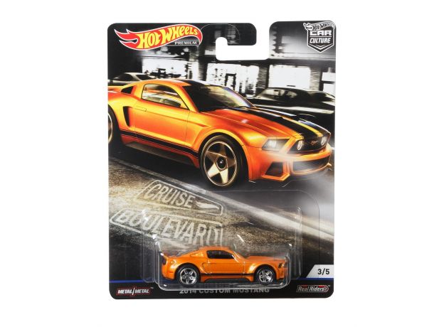 پک تکی ماشین Hot Wheels سری Car Culture مدل 2014 Custom Mustang, image 