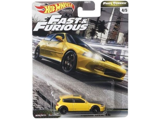 ماشین Hot Wheels سری Fast & Furious مدل Honda Civic EG, image 