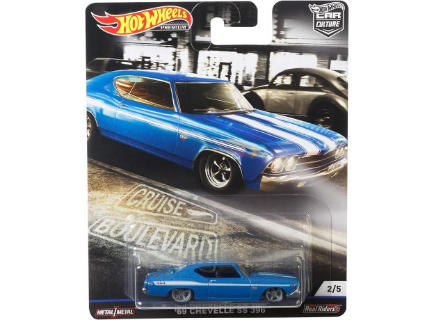 پک تکی ماشین Hot Wheels سری Car Culture مدل '69 Chevelle SS 396, image 