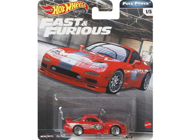 ماشین Hot Wheels سری Fast & Furious مدل '95 Mazda Rx-7, image 