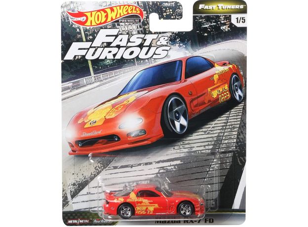 ماشین Hot Wheels سری Fast & Furious مدل Mazda RX-7 FD, image 