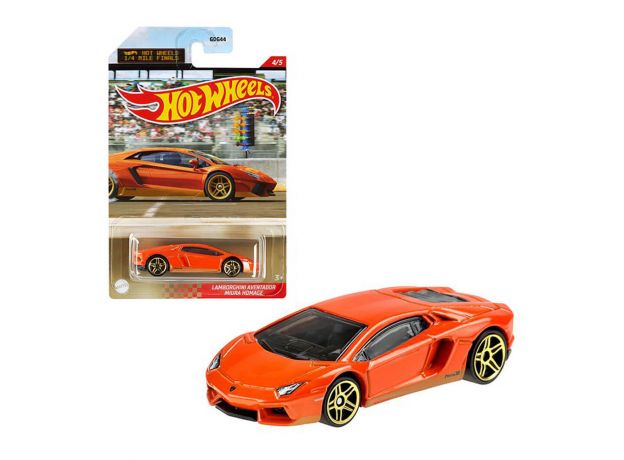 پک تکی ماشین Hot Wheels مدل Lamborghini Aventador Miura Homage, image 3