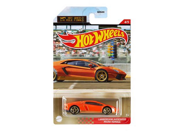 پک تکی ماشین Hot Wheels مدل Lamborghini Aventador Miura Homage, image 