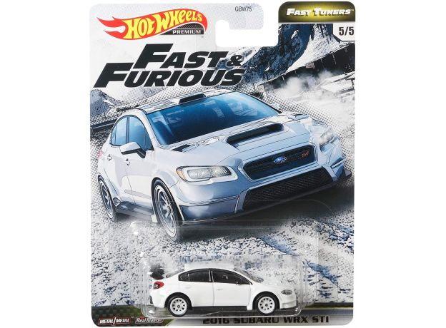 ماشین Hot Wheels سری Fast & Furious مدل 2016 Subaru Wrx Sti, image 