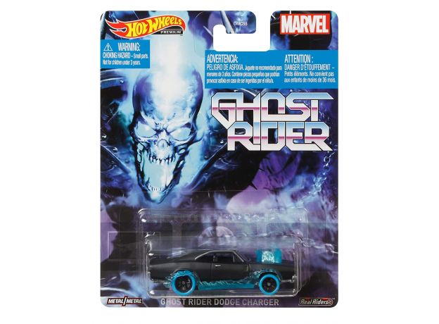 ماشین Hot Wheels سری Retro Entertainment مدل Ghost Rider Dodge Charger, image 