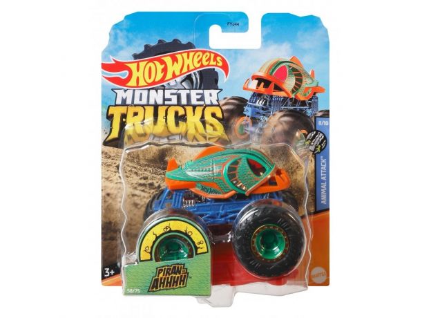 پک تکی ماشین Hot Wheels سری Monster Truck مدل Piran Ahhhh, image 