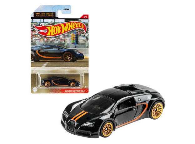 پک تکی ماشین Hot Wheels مدل Bugatti Veyron 16.4, image 3