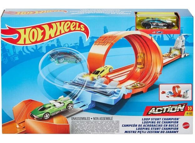 پیست مسابقه ماشین های Hot Wheels مدل Action Loop Stunt Champion, تنوع: GBF81-Loop Stunt, image 9