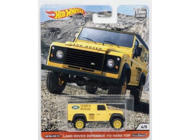 پک تکی ماشین Hot Wheels سری Car Culture مدل Land Rover Defender 110 Hard Top, image 