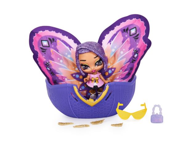 عروسک هچیمال پیکسی Hatchimals Pixies سری پروانه ای Wilder Wings مدل Posh Petra, image 3