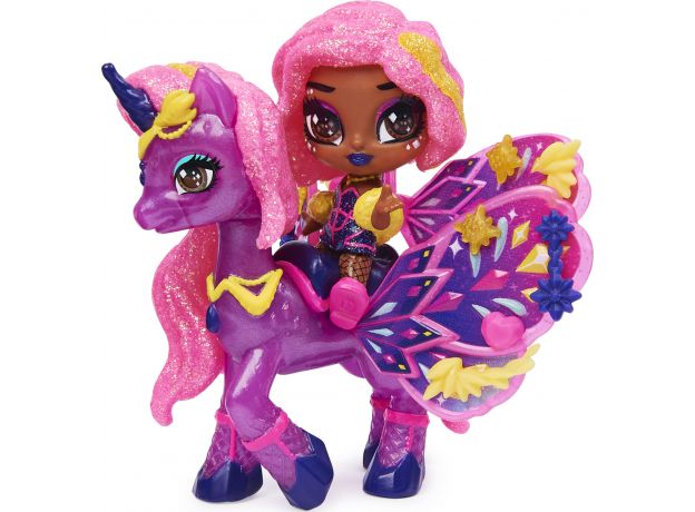 عروسک هچیمال پیکسی رایدر سورپرایز Hatchimals Pixies Riders سری Wilder Wings مدل Starlight Samara همراه با Unicorn, image 6