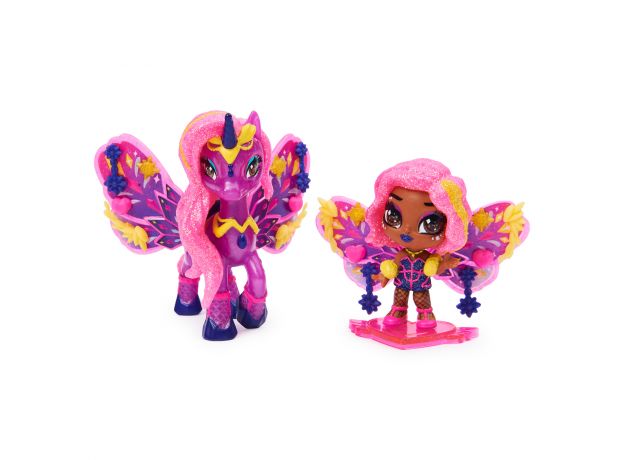 عروسک هچیمال پیکسی رایدر سورپرایز Hatchimals Pixies Riders سری Wilder Wings مدل Starlight Samara همراه با Unicorn, image 3