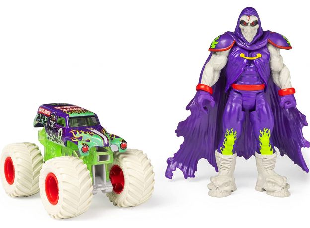 ماشین و فیگور Monster Jam با مقیاس 1:64 مدل Grim, تنوع: 6055108-Grim, image 2