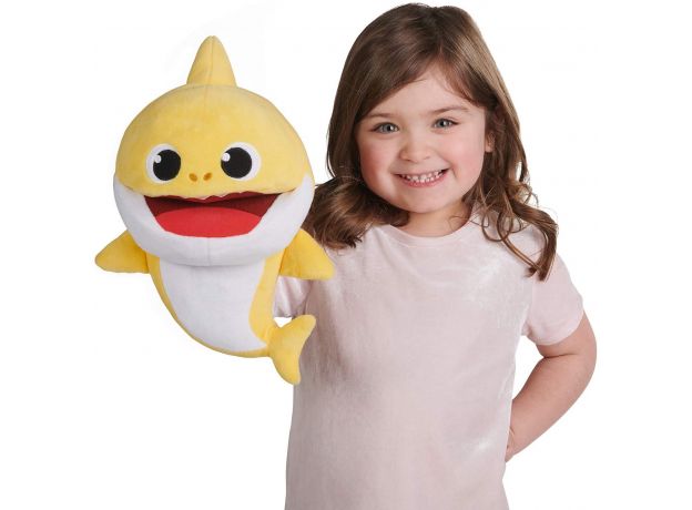 عروسک نمایشی پاپت سخنگو هوشمند بیبی شارک Babyshark مدل زرد, image 