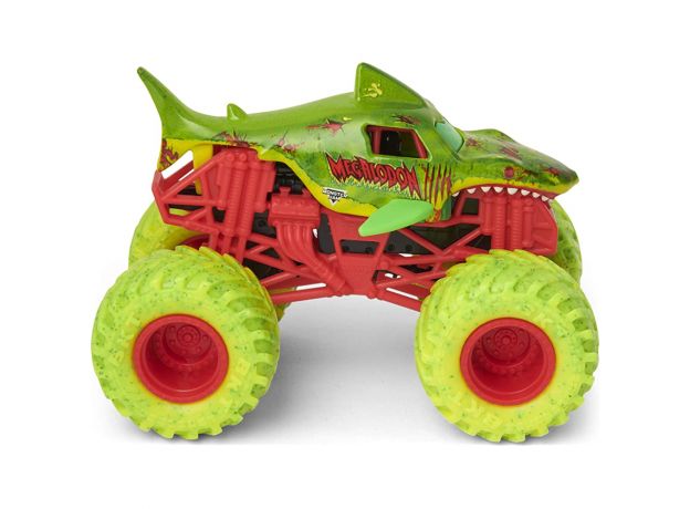 ست ماشین و فیگور Monster Jam سری Creatures با مقیاس 1:64 مدل Big Tooth (سبز), تنوع: 6055107-Creatures Green, image 4
