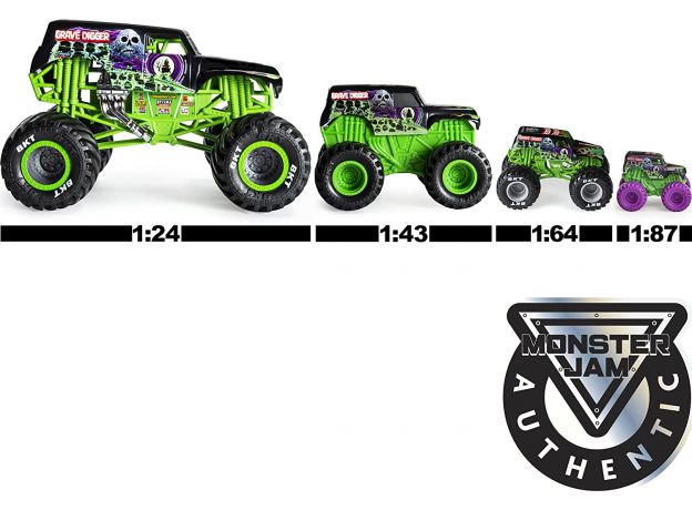 ماشین و فیگور Monster Jam با مقیاس 1:64 مدل Grim, تنوع: 6055108-Grim, image 5