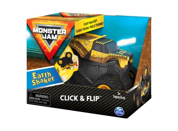 ماشین 15 سانتی Monster Jam سری Click and Flip مدل Earth Shaker, image 5