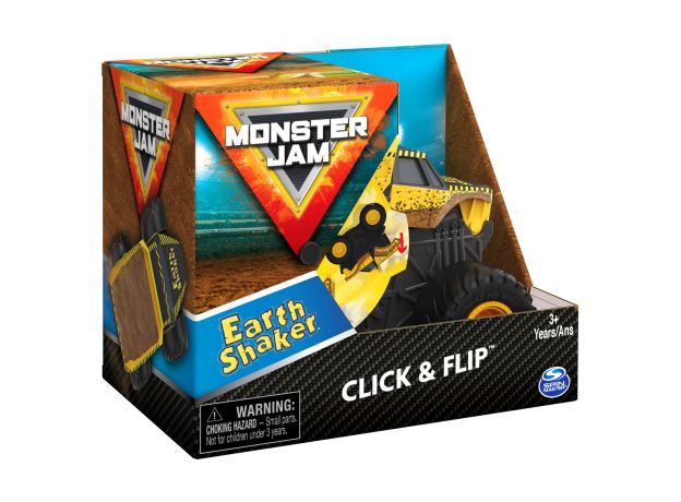 ماشین 15 سانتی Monster Jam سری Click and Flip مدل Earth Shaker, image 6