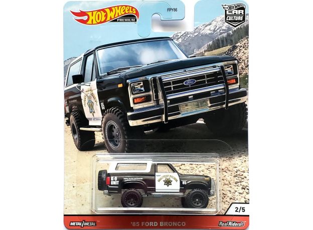 پک تکی ماشین Hot Wheels سری Car Culture مدل '85 Ford Bronco, image 