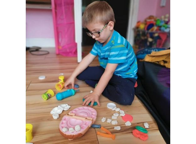 ست خمیربازی دندانپزشکی دکتر دریل مدل پر کردن دندان Play Doh, image 13