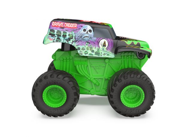 ماشین 15 سانتی Monster Jam سری Click and Flip مدل Grave Digger, image 4