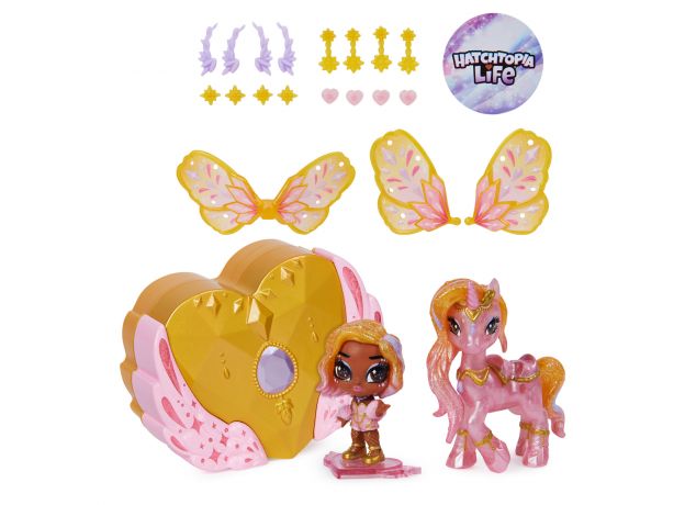 عروسک هچیمال پیکسی رایدر سورپرایز Hatchimals Pixies Riders سری Wilder Wings مدل Starlight Sophie همراه با Unicorn, image 6