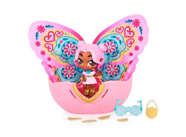 عروسک هچیمال پیکسی Hatchimals Pixies سری پروانه ای Wilder Wings مدل Petal Pamela, image 4