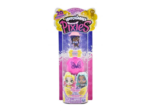 پک دوتایی عروسک های هچیمال مینی پیکسی سورپرایز Hatchimals Pixies Mini مدل Flrefly Zaya (صورتی), image 