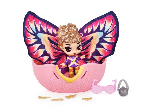 عروسک هچیمال پیکسی Hatchimals Pixies سری پروانه ای Wilder Wings مدل Groovy Ginny, image 5